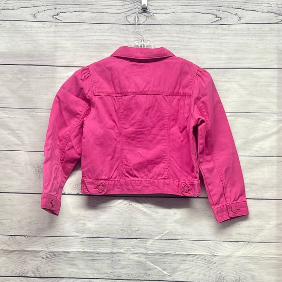 Gymboree Pink Jean Jacket Size Small 5-6 - Picture 3 of 3